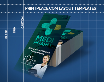 Metallic Rack Cards Printing